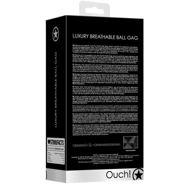 Ouch! Luxury Breathable Ball Gag