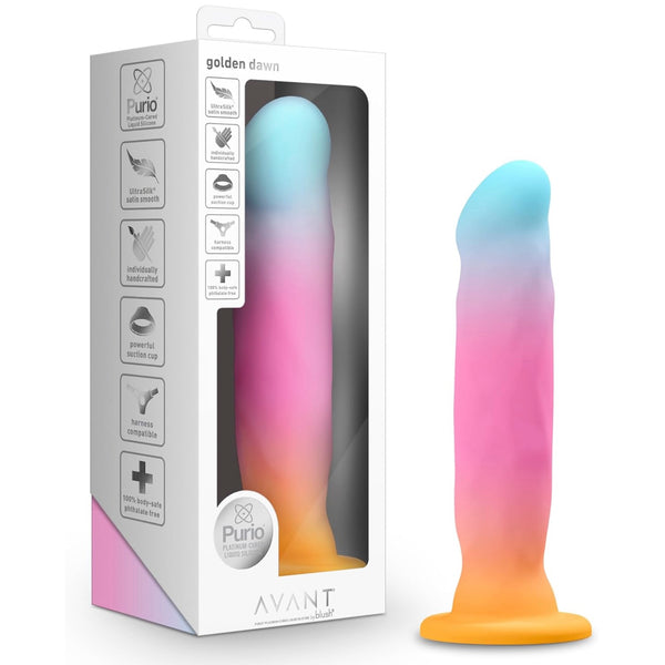 Avant Golden Dawn Platinum-Cured Silicone Dildo