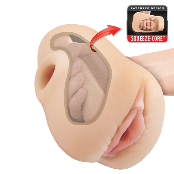 PDX Plus Pussy Pounder Squeeze Stroker - Light