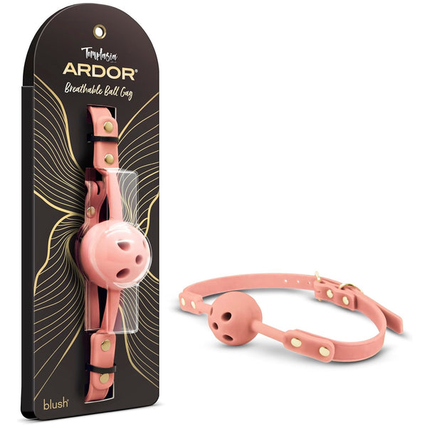 Temptasia Ardor Breathable Silicone Ball Gag - Pink