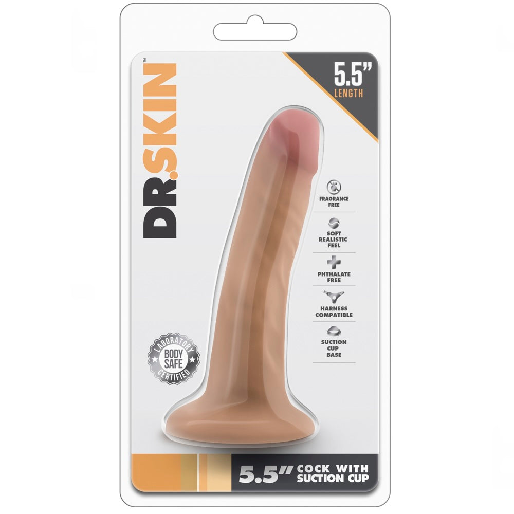 Dr. Skin 5.5" Cock - Mocha