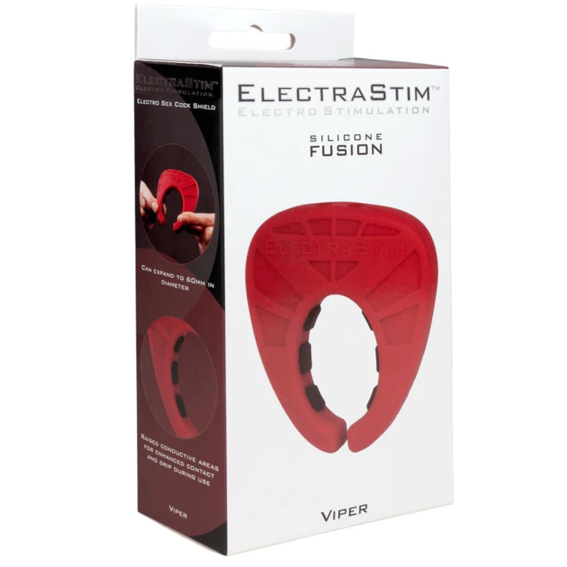 Fusion Viper Electro Silicone Cock Ring