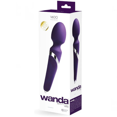 Wanda Rechargeable Wand Vibrator - Purple