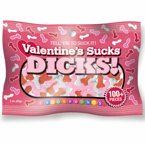 Valentine's Sucks Dicks Candy Bag