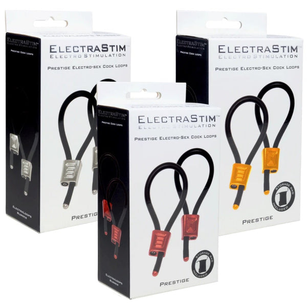 Prestige ElectraLoops Adjustable Cock Rings - Red