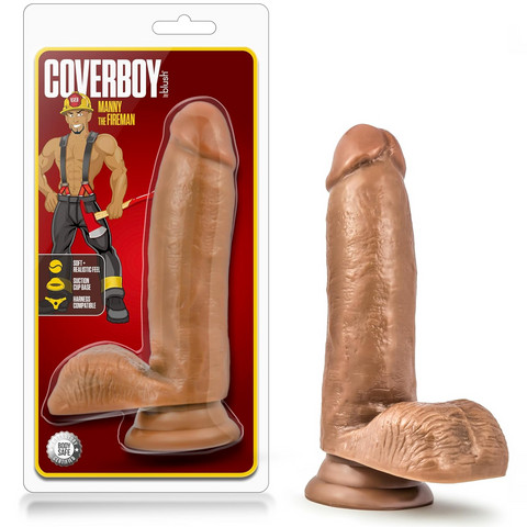 Coverboy Manny The Fireman 7" Dildo with Balls