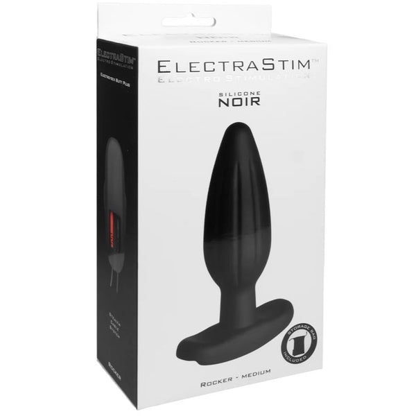 Noir Rocker Silicone Butt Plug - Medium