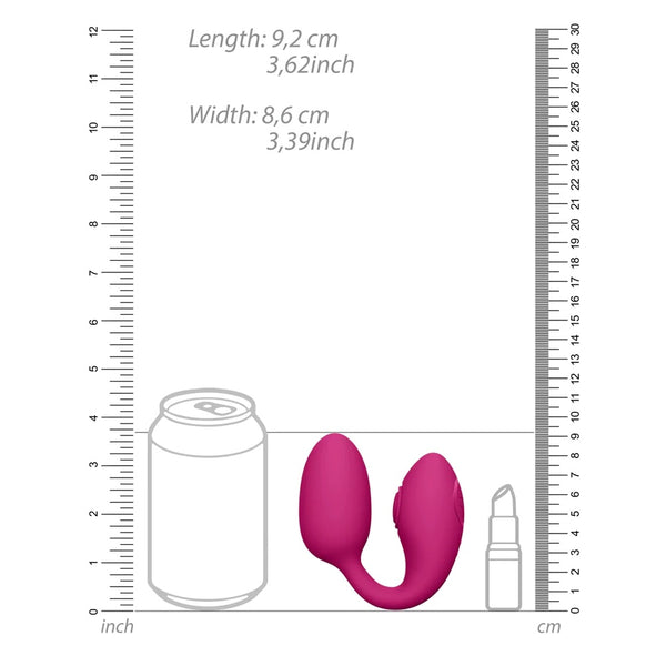 VIVE Aika Pulse Wave & Vibrating Love Egg with Remote Control