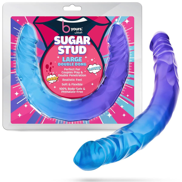 B Yours Sugar Stud 13.75" Large Double Dong