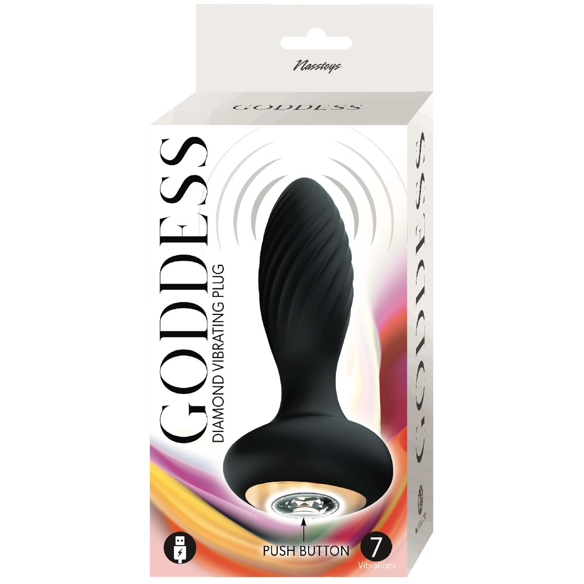 Goddess Diamond Rechargeable Vibrating Butt Plug