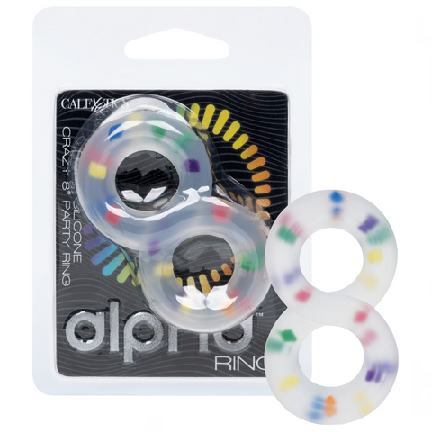 Alpha Liquid Silicone Crazy 8 Party Ring