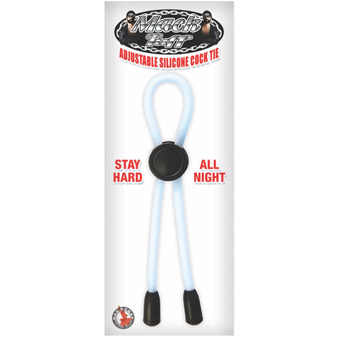 Mack Tuff Adjustable Silicone Cock Tie - Clear