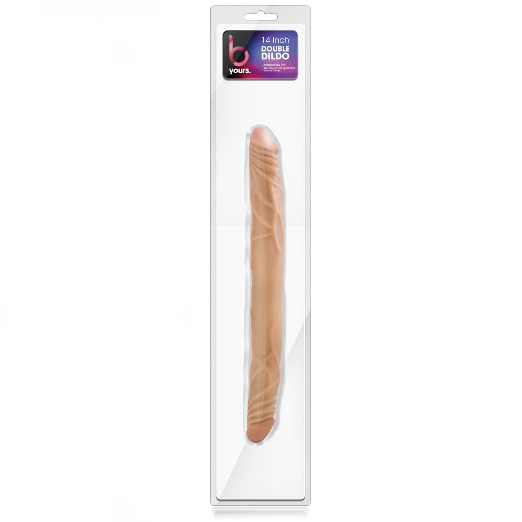 B Yours 14" Double Dildo - Latin