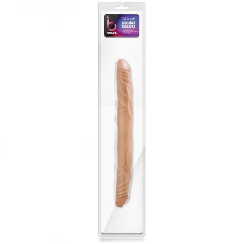 B Yours 14" Double Dildo - Latin