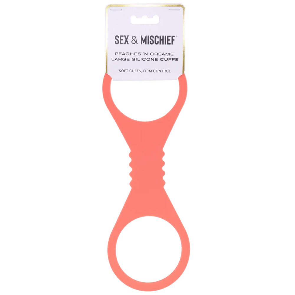 Sex & Mischief: Peaches 'n CreaMe Large Silicone Cuffs