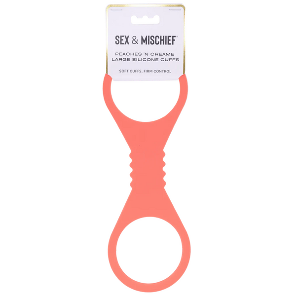 Sex & Mischief: Peaches 'n CreaMe Large Silicone Cuffs