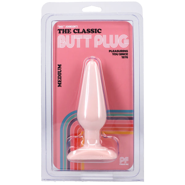 The Classic Butt Plug Smooth - Medium Cream