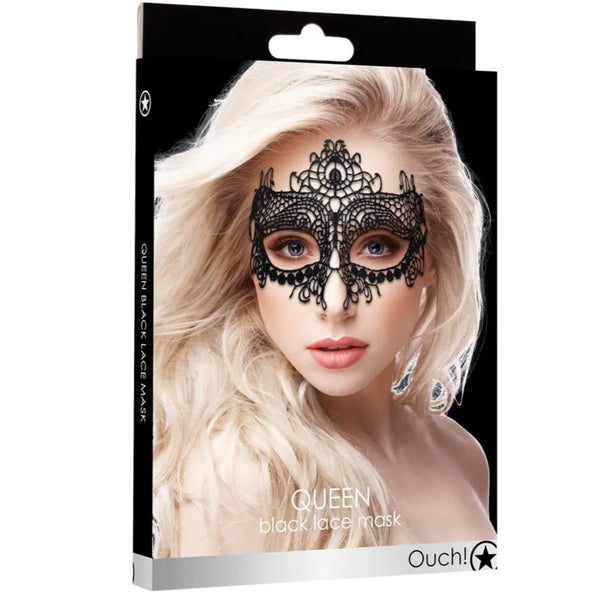 Ouch! Queen Black Lace Mask