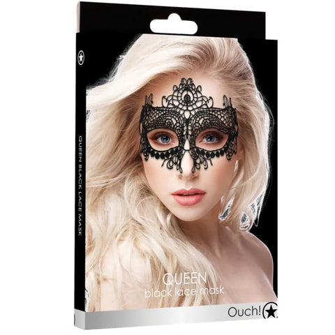 Ouch! Queen Black Lace Mask