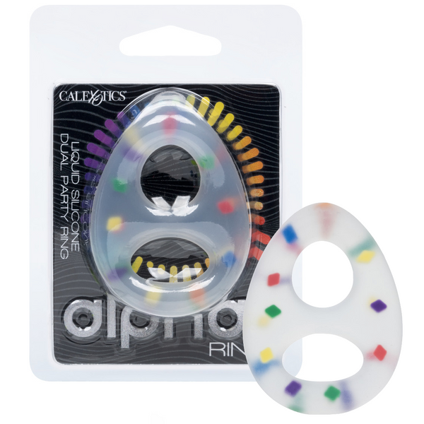 Alpha Liquid Silicone Dual Party Ring