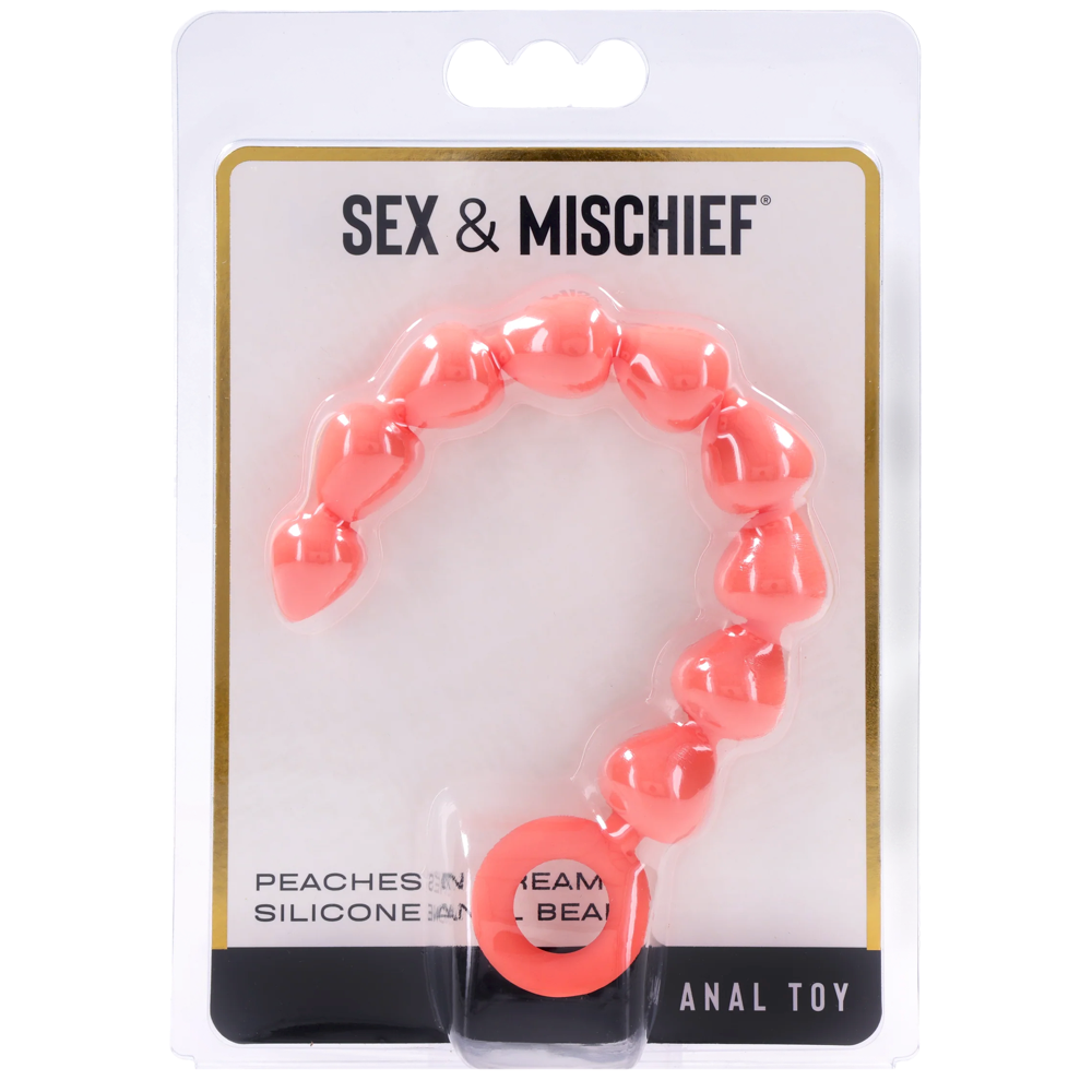 Sex & Mischief: Peaches 'n CreaMe Silicone Anal Beads
