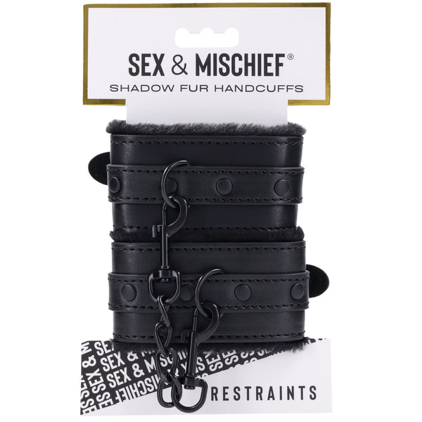 Sex & Mischief: Shadow Fur Handcuffs