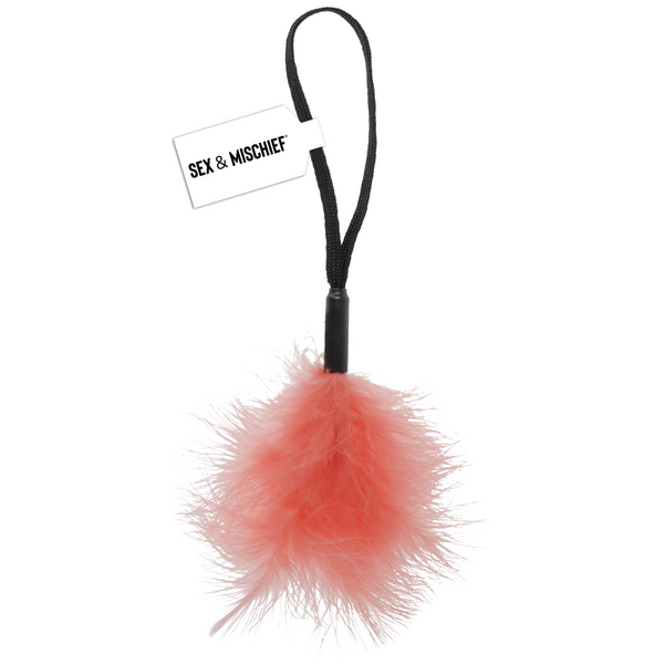 Sex & Mischief: Peaches 'n CreaMe Wrist Feather Tickler - Peach