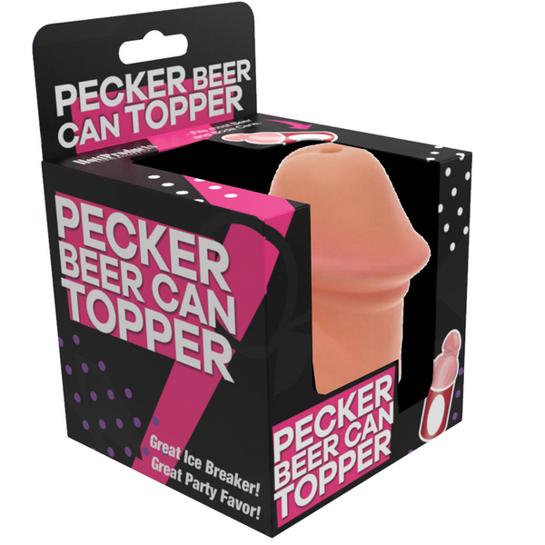 Pecker Beer Can Topper