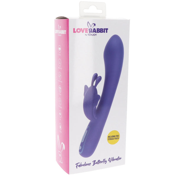 LOVE RABBIT Fabulous Butterfly Rechargeable Silicone Vibrator