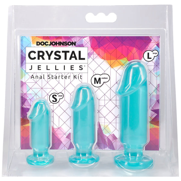 Crystal Jellies Anal Starter Kit - Teal