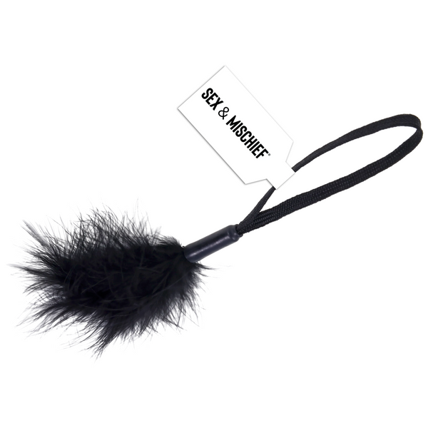 Sex & Mischief: Peaches ’n CreaMe Wrist Feather Tickler - Black