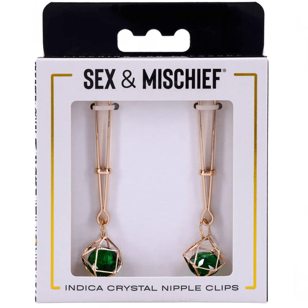 Sex & Mischief: Indica Crystal Nipple Clips