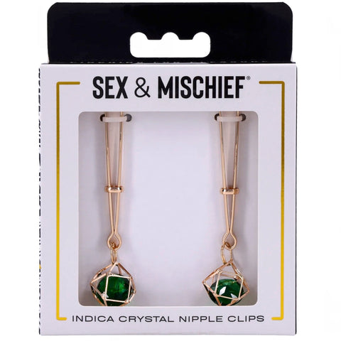 Sex & Mischief: Indica Crystal Nipple Clips