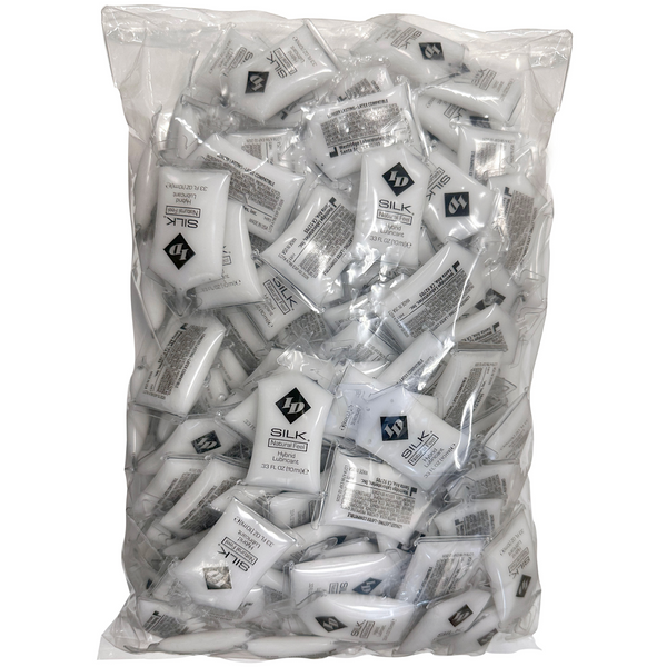 SILK Water & Silicone Blend Hybrid Lubricant 10ml Pillow - Bag of 144