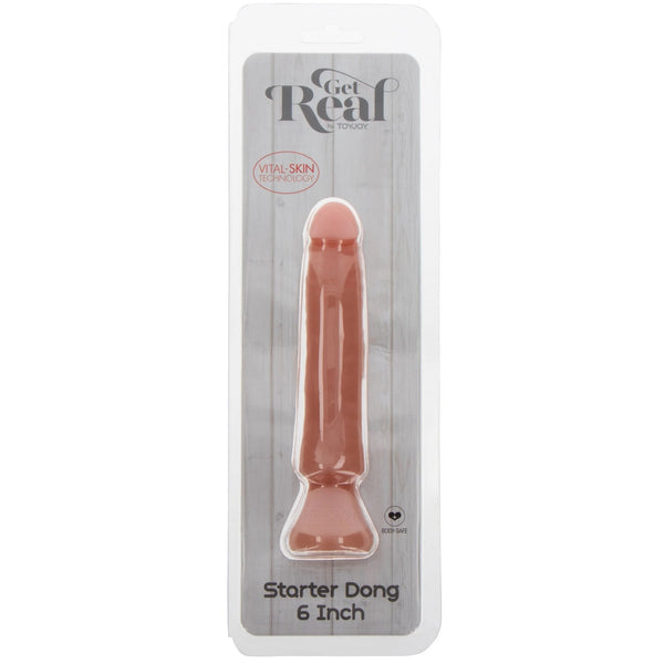 GET REAL 6" Vital-Skin Technology Starter Dong