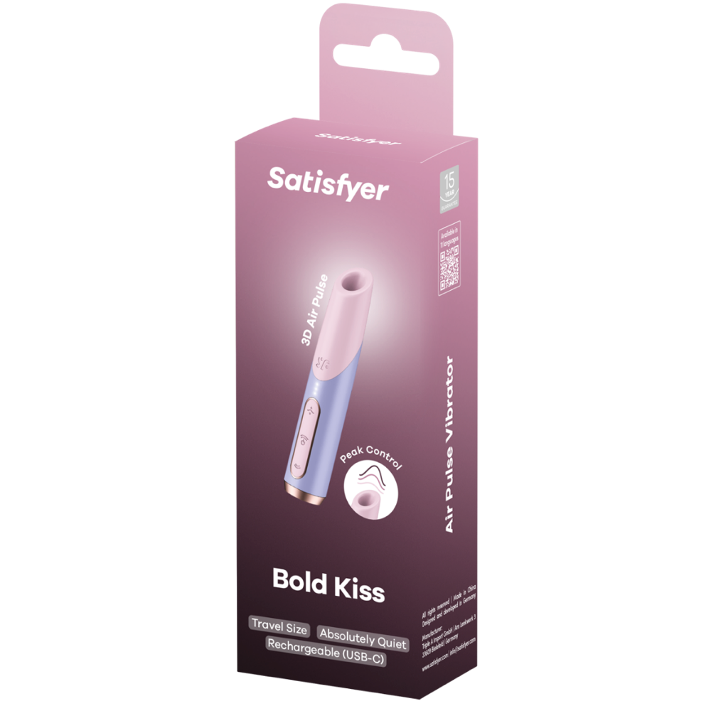 Bold Kiss 3D Air Pulse Pressure Vibrator