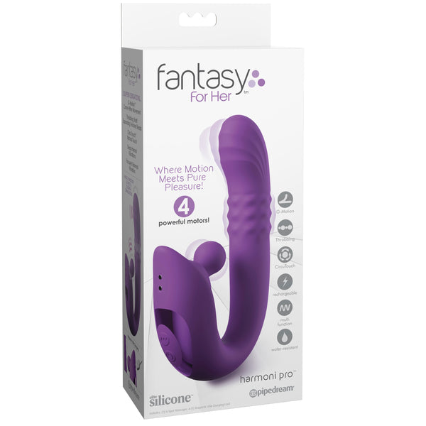 Fantasy For Her Rechargeable Harmoni Pro G-Motion Come-Hither Movement Vibe