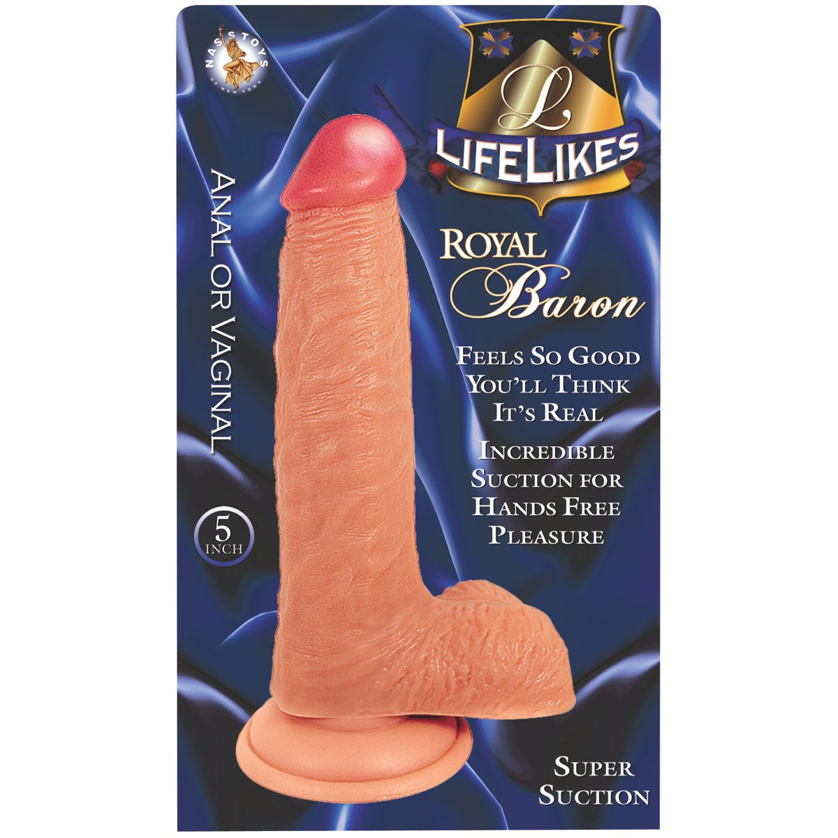 Lifelikes Royal Baron 5" Dildo with Balls