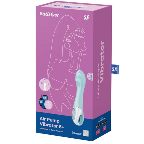 Air Pump Vibrator 5 Connect App Inflatable G-Spot Vibrator