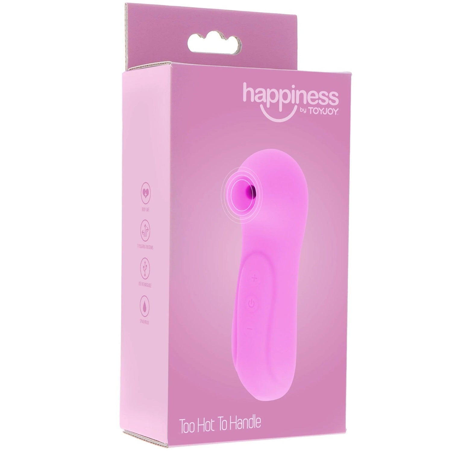 HAPPINESS Too Hot To Handle Rechargeable Pulsating Clitoral Stimulator