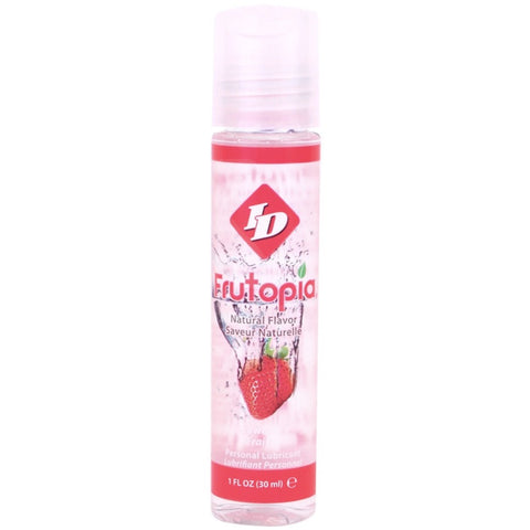 ID Lubricants FRUTOPIA Strawberry Natural Flavor Lubricant - 30ml - Extreme Toyz Singapore - https://extremetoyz.com.sg - Sex Toys and Lingerie Online Store - Bondage Gear / Vibrators / Electrosex Toys / Wireless Remote Control Vibes / Sexy Lingerie and Role Play / BDSM / Dungeon Furnitures / Dildos and Strap Ons  / Anal and Prostate Massagers / Anal Douche and Cleaning Aide / Delay Sprays and Gels / Lubricants and more...