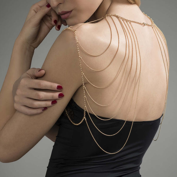 Bijoux Indiscrets Magnifique Shoulders and Back Jewelry - Extreme Toyz Singapore - https://extremetoyz.com.sg - Sex Toys and Lingerie Online Store - Bondage Gear / Vibrators / Electrosex Toys / Wireless Remote Control Vibes / Sexy Lingerie and Role Play / BDSM / Dungeon Furnitures / Dildos and Strap Ons  / Anal and Prostate Massagers / Anal Douche and Cleaning Aide / Delay Sprays and Gels / Lubricants and more...