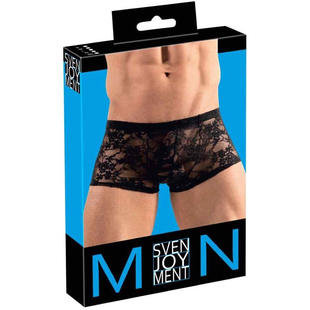 Svenjoyment Men's Lacey Boxer Briefs (4 Sizes Available) - Extreme Toyz Singapore - https://extremetoyz.com.sg - Sex Toys and Lingerie Online Store - Bondage Gear / Vibrators / Electrosex Toys / Wireless Remote Control Vibes / Sexy Lingerie and Role Play / BDSM / Dungeon Furnitures / Dildos and Strap Ons  / Anal and Prostate Massagers / Anal Douche and Cleaning Aide / Delay Sprays and Gels / Lubricants and more...