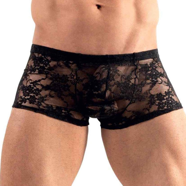 Svenjoyment Men's Lacey Boxer Briefs (4 Sizes Available) - Extreme Toyz Singapore - https://extremetoyz.com.sg - Sex Toys and Lingerie Online Store - Bondage Gear / Vibrators / Electrosex Toys / Wireless Remote Control Vibes / Sexy Lingerie and Role Play / BDSM / Dungeon Furnitures / Dildos and Strap Ons  / Anal and Prostate Massagers / Anal Douche and Cleaning Aide / Delay Sprays and Gels / Lubricants and more...