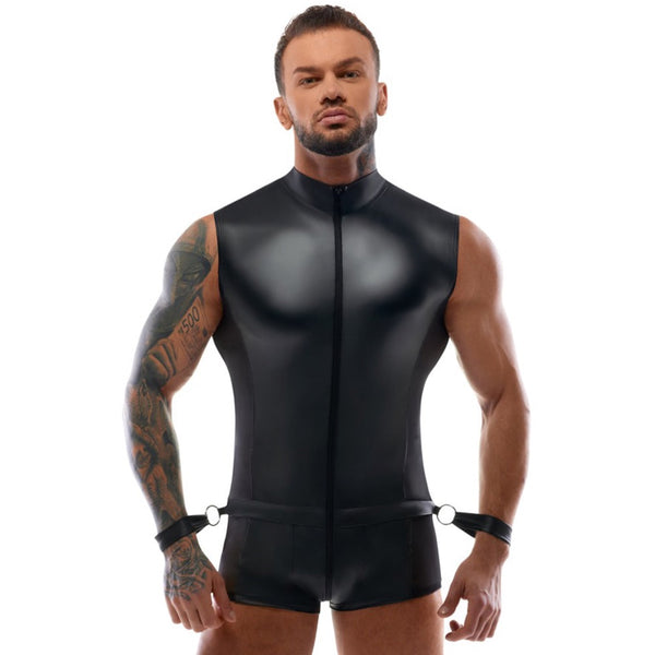 Svenjoyment Body Jumpsuit With Restraints (4 Sizes Available) - Extreme Toyz Singapore - https://extremetoyz.com.sg - Sex Toys and Lingerie Online Store - Bondage Gear / Vibrators / Electrosex Toys / Wireless Remote Control Vibes / Sexy Lingerie and Role Play / BDSM / Dungeon Furnitures / Dildos and Strap Ons  / Anal and Prostate Massagers / Anal Douche and Cleaning Aide / Delay Sprays and Gels / Lubricants and more...