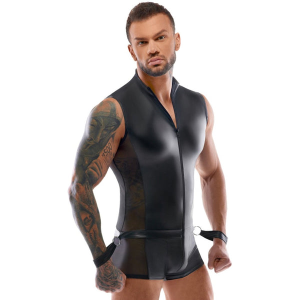 Svenjoyment Body Jumpsuit With Restraints (4 Sizes Available) - Extreme Toyz Singapore - https://extremetoyz.com.sg - Sex Toys and Lingerie Online Store - Bondage Gear / Vibrators / Electrosex Toys / Wireless Remote Control Vibes / Sexy Lingerie and Role Play / BDSM / Dungeon Furnitures / Dildos and Strap Ons  / Anal and Prostate Massagers / Anal Douche and Cleaning Aide / Delay Sprays and Gels / Lubricants and more...