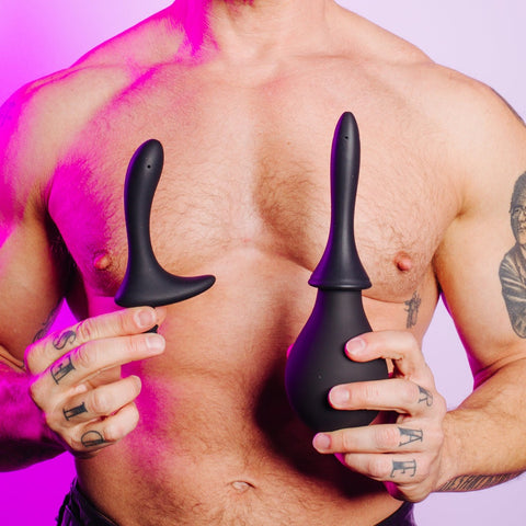 NEXUS Anal Douche Set with 2x Silicone Tips - Extreme Toyz Singapore - https://extremetoyz.com.sg - Sex Toys and Lingerie Online Store - Bondage Gear / Vibrators / Electrosex Toys / Wireless Remote Control Vibes / Sexy Lingerie and Role Play / BDSM / Dungeon Furnitures / Dildos and Strap Ons  / Anal and Prostate Massagers / Anal Douche and Cleaning Aide / Delay Sprays and Gels / Lubricants and more...
