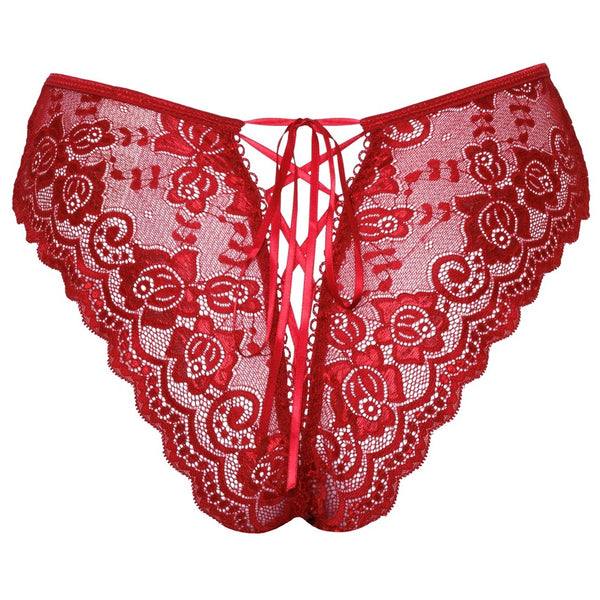 Cottelli Collection Crotchless Red Panty (4 Sizes Available) - Extreme Toyz Singapore - https://extremetoyz.com.sg - Sex Toys and Lingerie Online Store - Bondage Gear / Vibrators / Electrosex Toys / Wireless Remote Control Vibes / Sexy Lingerie and Role Play / BDSM / Dungeon Furnitures / Dildos and Strap Ons  / Anal and Prostate Massagers / Anal Douche and Cleaning Aide / Delay Sprays and Gels / Lubricants and more...