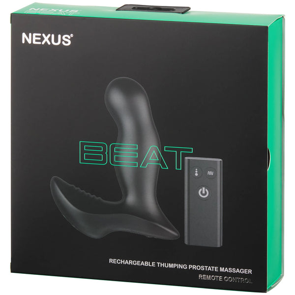 Beat Remote Control Rechargeable Prostate Massager with Rhythmic ‘Thumper’ Technology