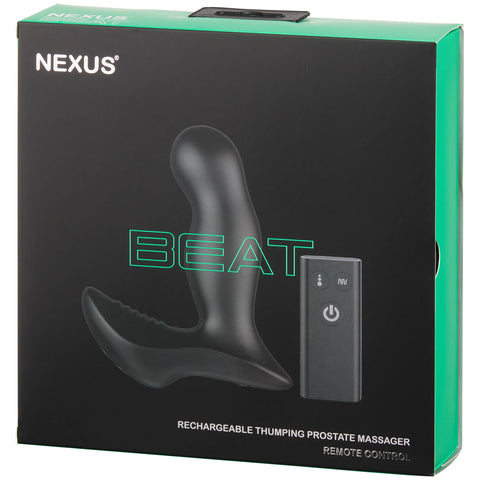 Beat Remote Control Rechargeable Prostate Massager with Rhythmic ‘Thumper’ Technology